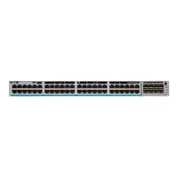 Cisco Catalyst 9300 - Commutateur - C3 - Géré - 48 x 10 - 100 - 1000 (UPOE+) - Montable sur rack - UPO... (C9300-48H-A)_1